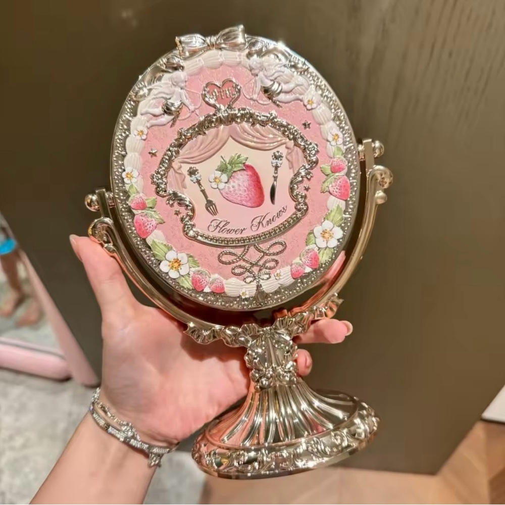 Flower Knows 9th Anniversary Strawberry Vanity Mirror 🍓 Coquette Princess